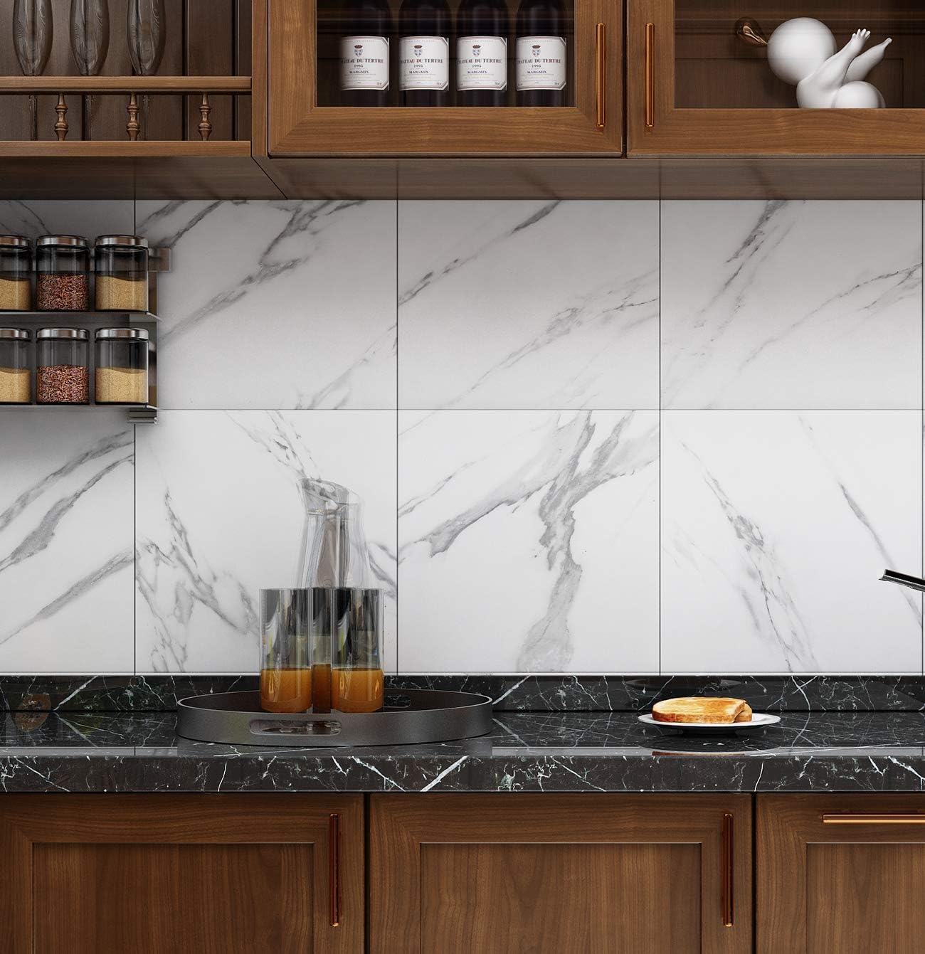 Miniatura 3 de Azulejo adhesivo 60x60 blanco FK23D-251